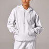 Running Bare Womens Legacy Hoodie Snow Marle