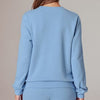 Running Bare Womens Team Crew Sweat Blue Bird