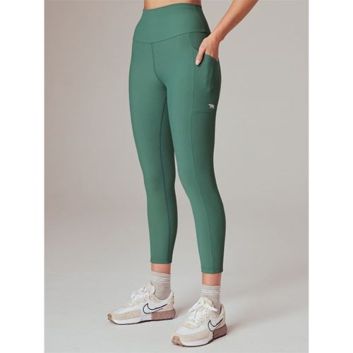 Running Bare Womens Rise Above Ankle Grazer Tight Ivy League