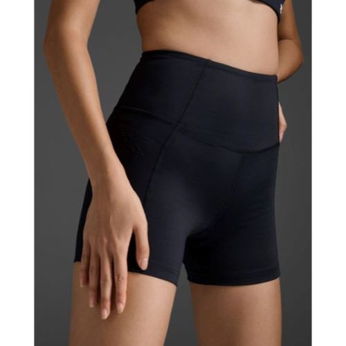 2XU Womens Form Soft Touch High Rise Comp Shorts Black/Black