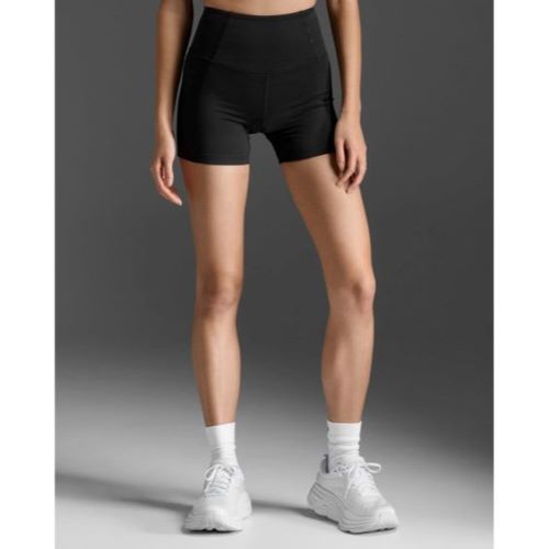 2XU Womens Form Soft Touch High Rise Comp Shorts Black/Black