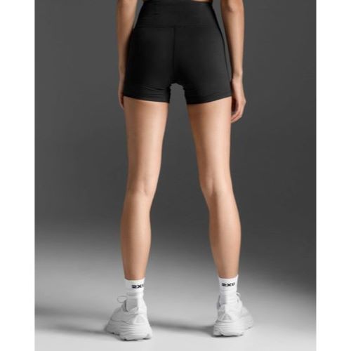 2XU Womens Form Soft Touch High Rise Comp Shorts Black/Black