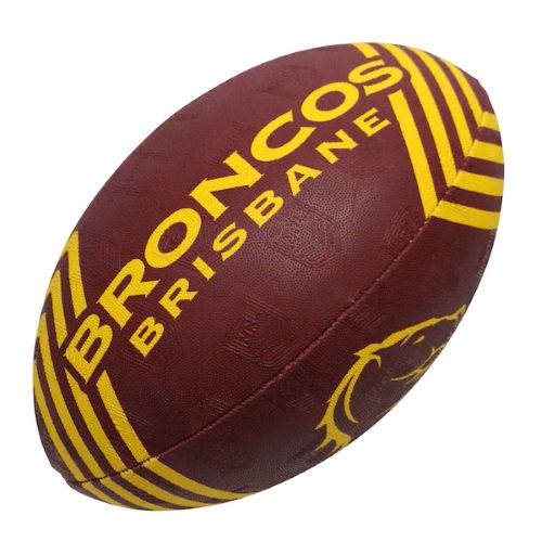 Steeden NRL Team 30562 Supporter Ball Size 5 Broncos