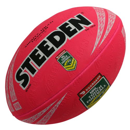 Steeden NRL Mighty Touch Trainer Ball pink