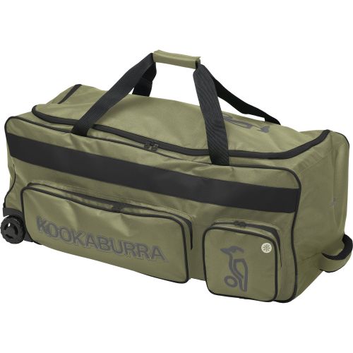 Kooka Pro 3.0 Wheelie Cricket Bag Khaki/Black
