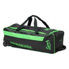 Kooka Pro 5.0 Wheelie Cricket Bag Black/Lime