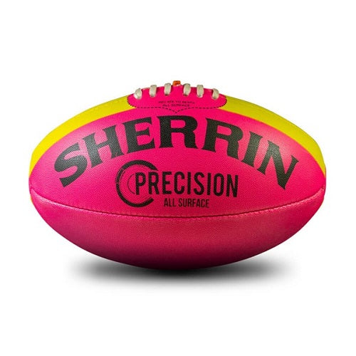 Sherrin AFL Precision Pink Synthetic