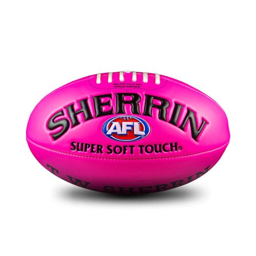 Sherrin AFL Super Soft Ball Size 3 Pink