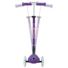 Globber Elite Primo Fold Plus Lights 3 Wheel Scooter Purple/Pastel Pink