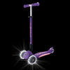Globber Elite Primo Fold Plus Lights 3 Wheel Scooter Purple/Pastel Pink
