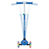 Globber Primo Plus Lights 3 Wheel Scooter Navy/Emerald Blue