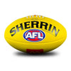 Football Sherrin McDonalds Leather Replica Training Ball Yellow