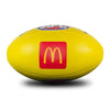 Football Sherrin McDonalds Leather Replica Training Ball Yellow