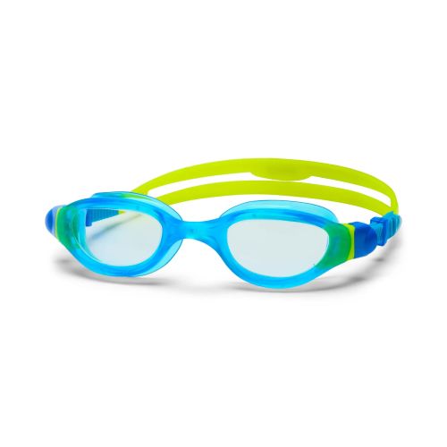 Zoggs Junior Phantom 2.0 Swim Goggles Light Blue/Lime/Clear