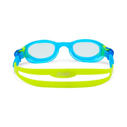 Zoggs Junior Phantom 2.0 Swim Goggles Light Blue/Lime/Clear