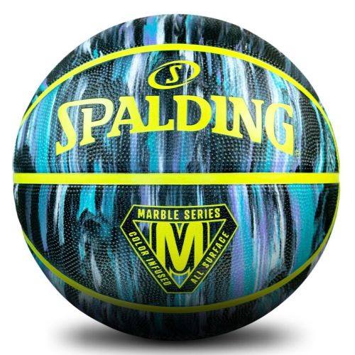 Spalding Marble Outdoor Basketball Lime