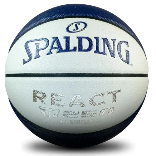 Spalding React TF250 Indoor/Outdoor Basketball Navy/Grey