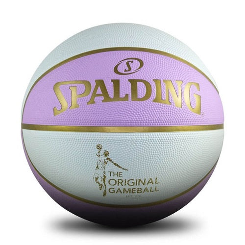 Spalding Original Game Ball Outdoor Basketball Purple/White