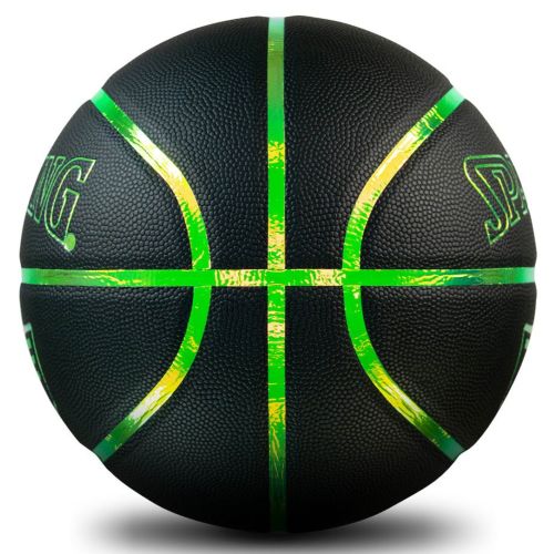 Spalding Iridescent Glow TF Indoor/Outdoor Basketball Black/Green