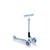Globber Ecologic Junior Lights 3 Wheel Folding Scooter Blueberry