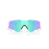 Oakley Cybr Zero Polished White/Prizm Sapphire Sunglasses