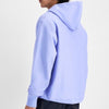 Champion Mens Reverse Weave Small Logo Fleece Hoodie Pewter Blue