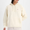 Champion Mens Reverse Weave Small Logo Fleece Hoodie Natural