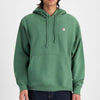 Champion Mens Reverse Weave Small Logo Fleece Hoodie Oak Green
