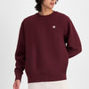 Champion Mens Reverse Weave Small Logo Fleece Crew Sweat Maroon 3VS