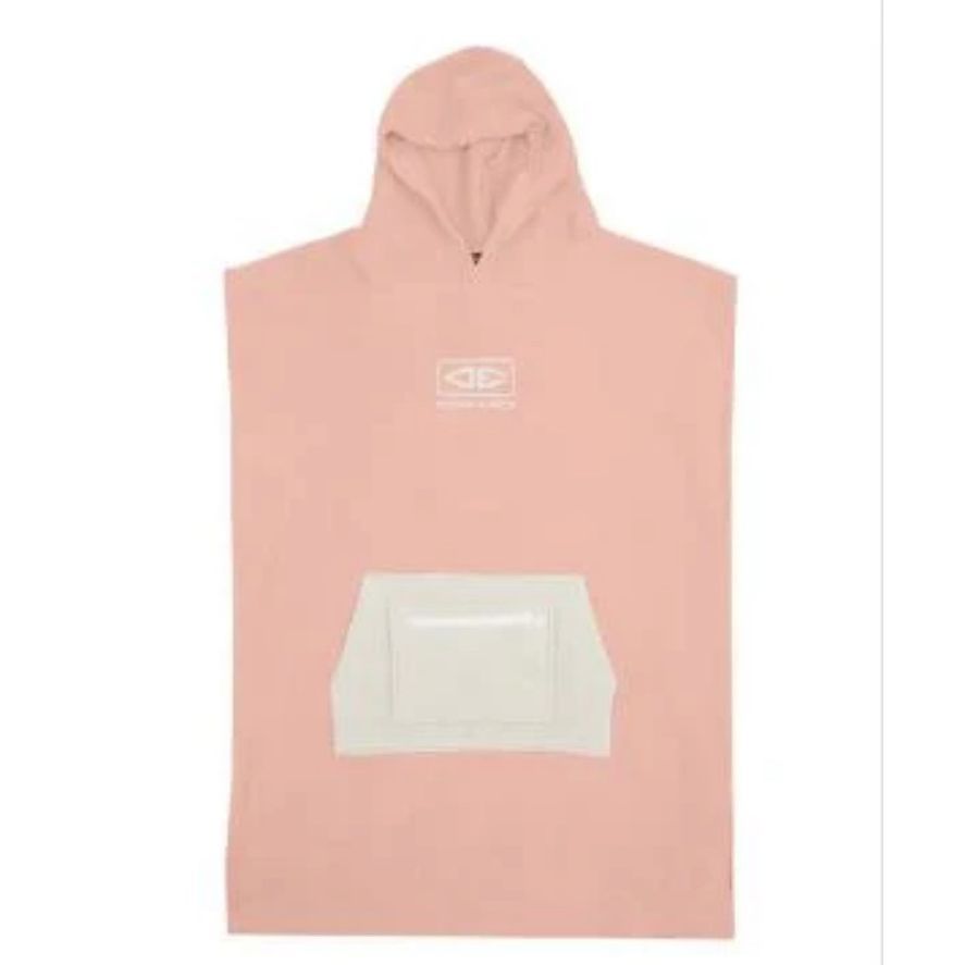 OE Kids Hooded Poncho Seashell Pink