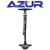 Azur Jumbo Floor Pump Clever Valve Black AJGFPCV