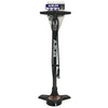 Azur Jumbo Floor Pump Clever Valve Black AJGFPCV