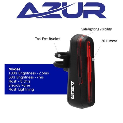 Tail Light Azur Vampire 50 Lumens