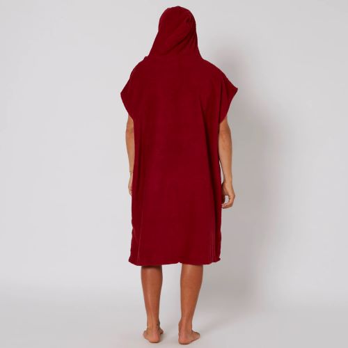 OE Mens Priority Lightweight Poncho Blood Red