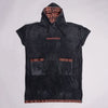 OE Mens Hooded Poncho Strike Dull Black