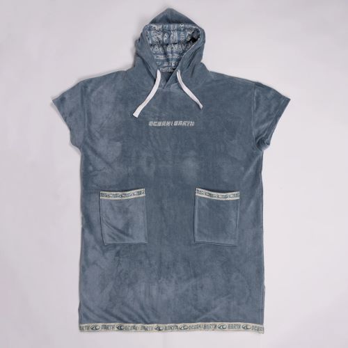 OE Mens Hooded Poncho Strike Petrol