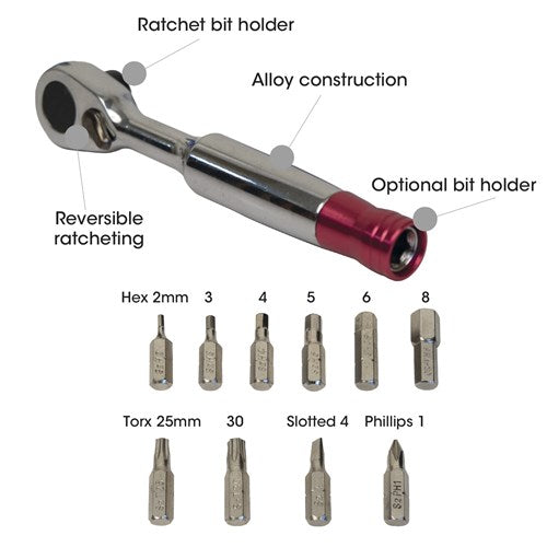 Bike Azur Ratchet Tool Set