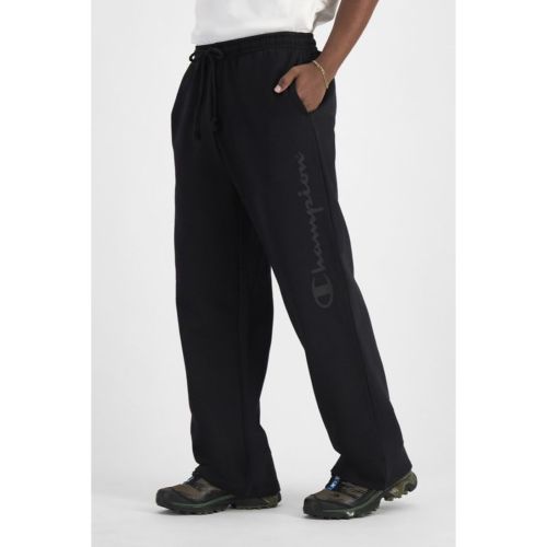 Champion Mens Tonal Straight Leg Track Pant Black