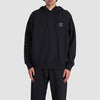 Champion Mens Puff Script Hoodie Black