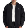 Champion Mens Puff Zip Script Hooded Jacket Black