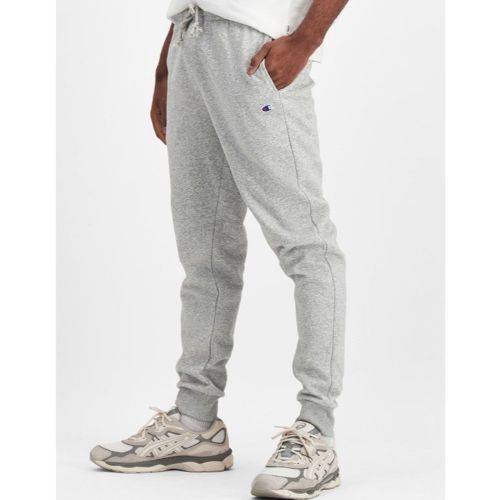 Champion Mens Slim Marl Cuff Track Pant Oxford Heather