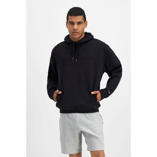 Champion Mens Rochester Tech Hoodie Black