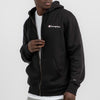 Champion Mens Script Zip Hoodie Jacket Black