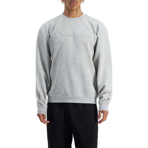 Champion Mens Rochester Tech Crew Sweat Oxford Heather