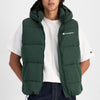 Champion Mens Rochester Puffer Vest Dark Green