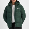 Champion Mens Rochester Puffer Jacket Dark Green