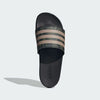 Adidas Mens Adilette Comfort 3 Stripes Carbon/Blanch Cargo/Carbon