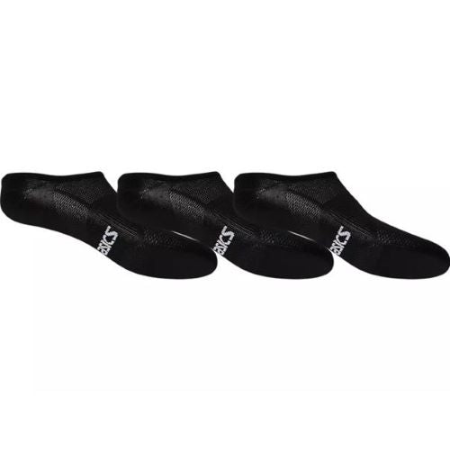 Asics Mens Pace Invisible Sock 3 Pack Performance Black