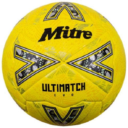 Mitre Ultimatch Evo 24 Soccerball Yellow