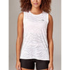 Running Bare Womens Always Crew Tank White